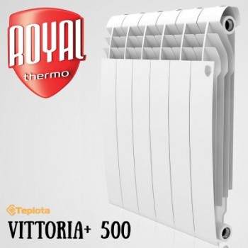 Радиатор биметаллический Royal Thermo Vittoria + 500/90 6 секций